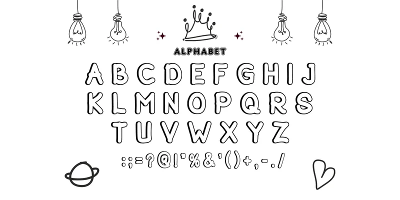 Babydoddle Regular Font by anamalmusyaffaCreative by anamalmusyaffaCreative — Display Font — thumbnail 4