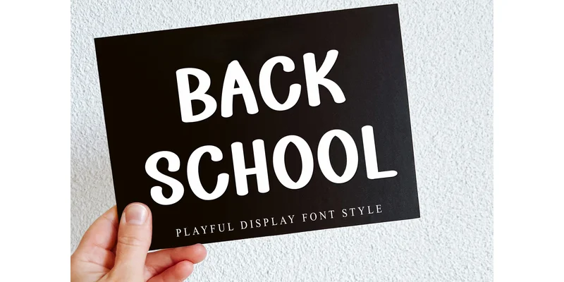 Back School Font by Inermedia STUDIO by Inermedia STUDIO — Display Font