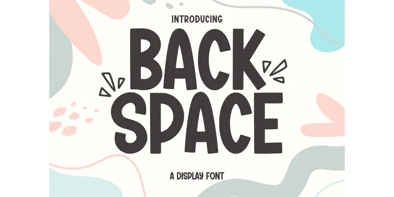 Back Space Font by Minimalist Eyes by Minimalist Eyes — Display Font