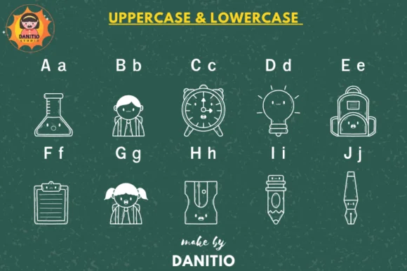Back to School by Danita.kukkai — Dingbats Font — thumbnail 2