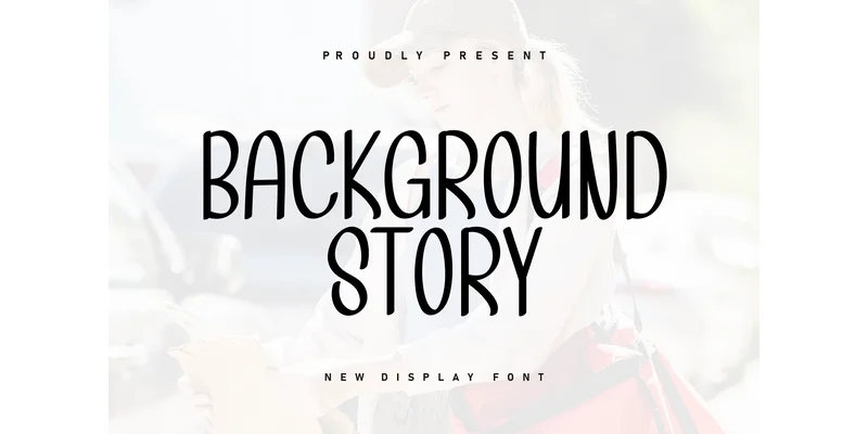 Background Story Font by KC Production by KC Production — Display Font