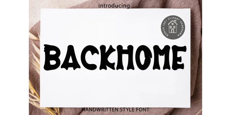 Backhome Font by Inermedia STUDIO by Inermedia STUDIO — Display Font
