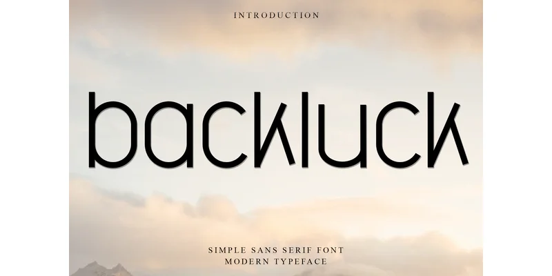 Backluck Font by FreshTypeINK — Sans Serif Font