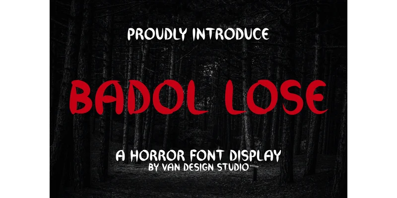 Badol Lose Font by vandesignstd by vandesignstd — Display Font