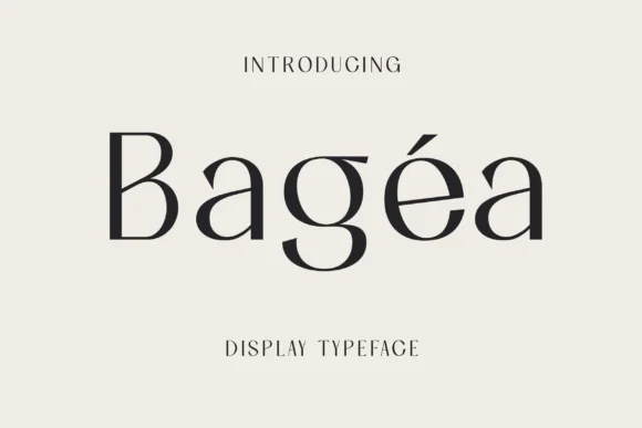Bagea by yukitacreative β Slab Serif Font