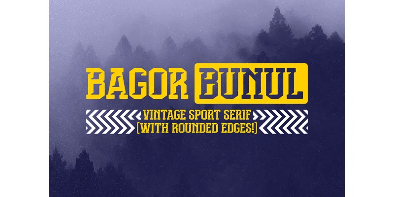 Bagor Bunul Font by Fontdation by Fontdation β Serif Font