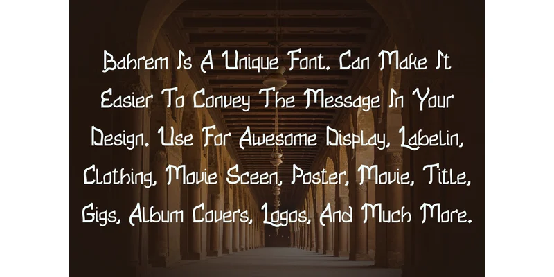 Bahrem Font by vandesignstd by vandesignstd — Display Font — thumbnail 2