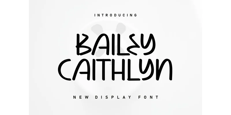 Bailey Caithlyn Font by KC Production by KC Production — Display Font