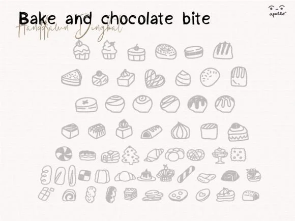 Bake and Chocolate Bite by Apollo no.64 — Dingbats Font — thumbnail 3