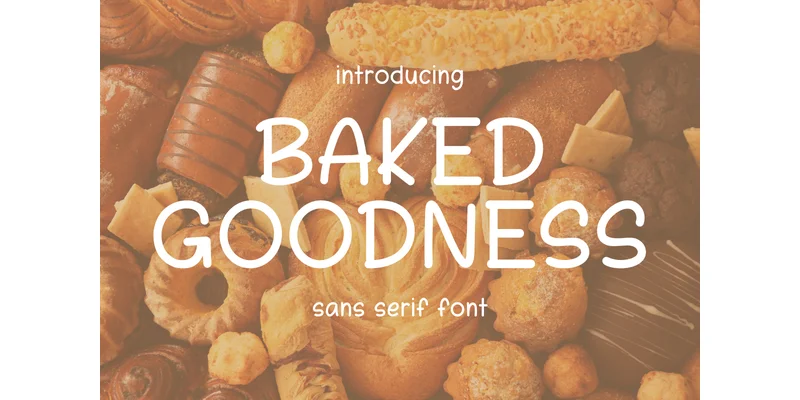 Baked Goodness Font by CraftedType Studio — Sans Serif Font
