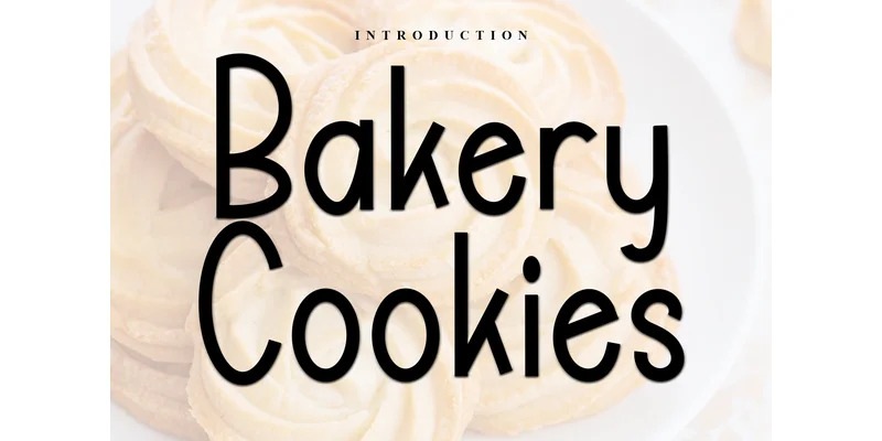 Bakery Cookies Font by FreshTypeINK — Sans Serif Font