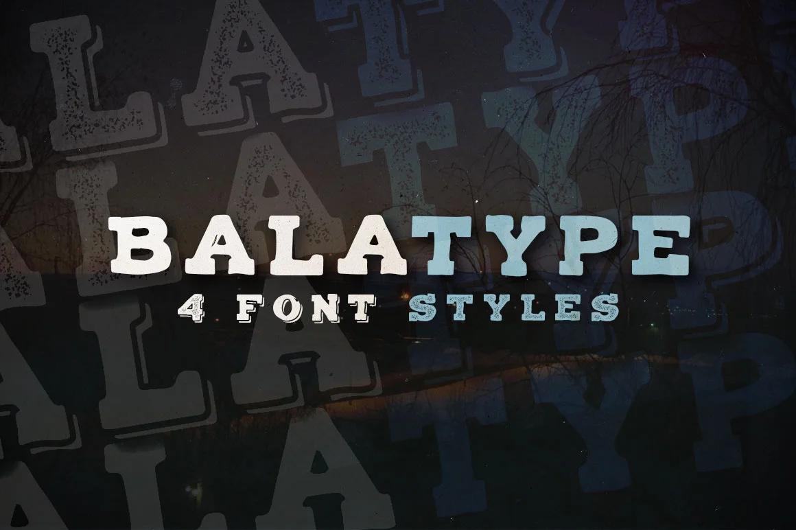 Balatype by Roman Paslavskiy — Slab Serif Font