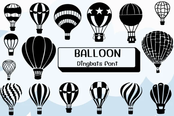 Ballon by Ketsarin — Dingbats Font