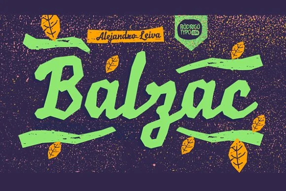 Balzac by Rodrigo Typo — Dingbats Font