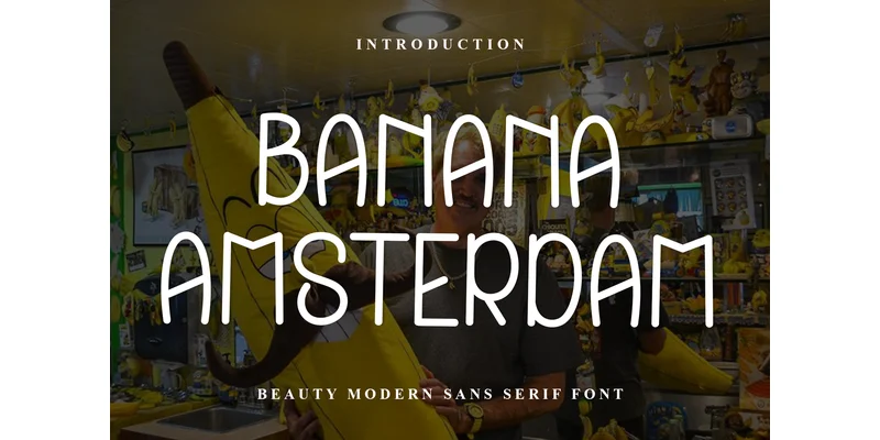 Banana Amsterdam Font by PiPi Creative by PiPi Creative — Display Font