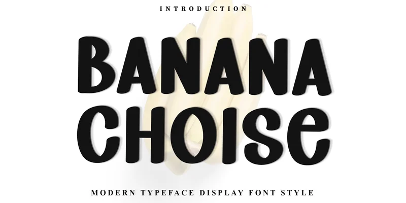 Banana Choise Font by Inermedia STUDIO by Inermedia STUDIO — Display Font
