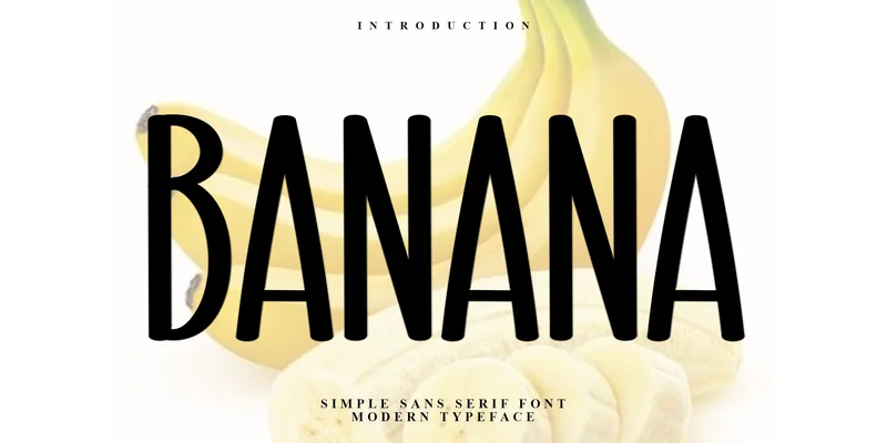 Banana Font by FreshTypeINK — Sans Serif Font