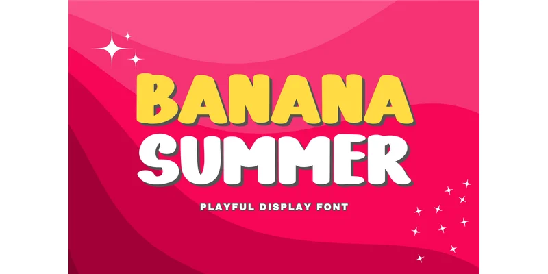 Banana Summer Font by Minimalist Eyes by Minimalist Eyes — Display Font