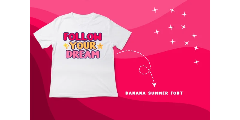 Banana Summer Font by Minimalist Eyes by Minimalist Eyes — Display Font — thumbnail 3
