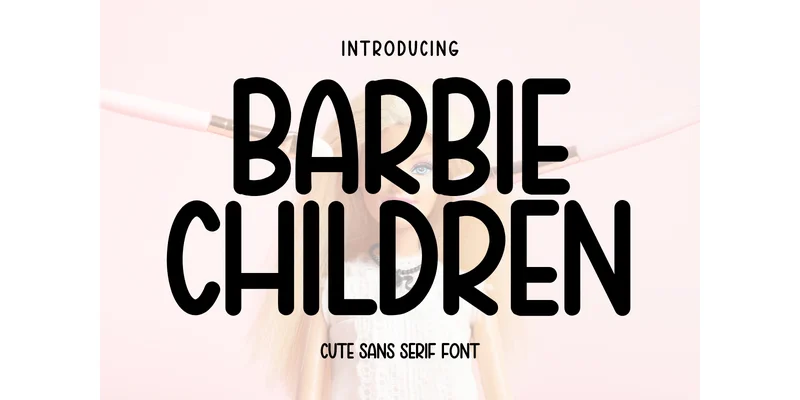 Barbie Children Font by Minimalist Eyes — Sans Serif Font