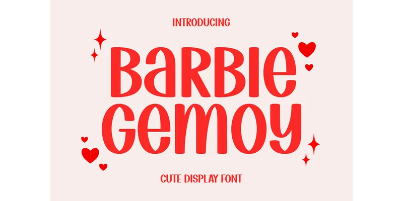 Barbie Gemoy Font by Damai (7NTypes) by Damai (7NTypes) — Display Font