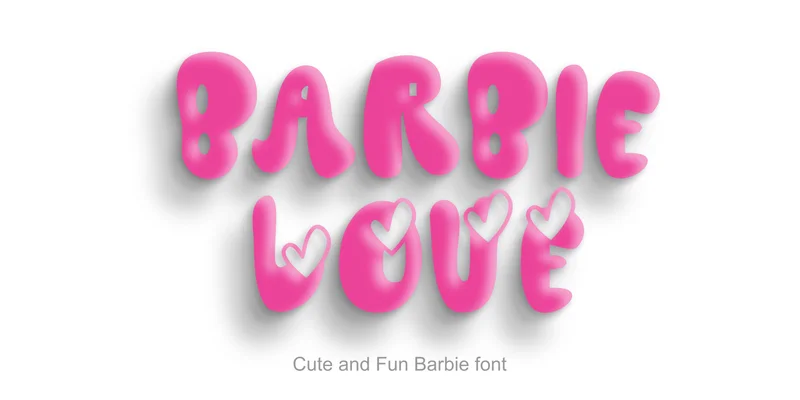 Barbie Love Font by Infontree by Infontree — Display Font