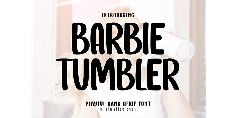 Barbie Tumbler Font by Minimalist Eyes — Sans Serif Font