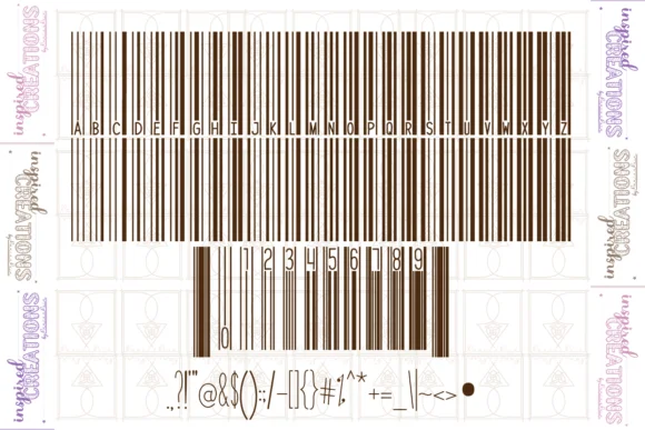 Barline by RancesRein — Dingbats Font — thumbnail 2