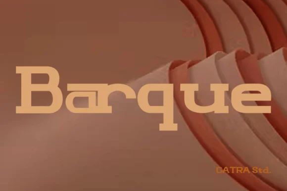 Barque by Gatra Std — Slab Serif Font