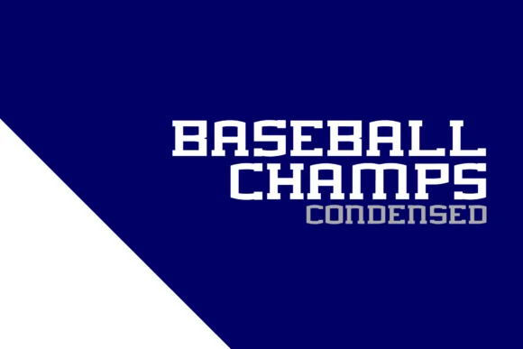 Baseball Champs by Alphabet Agency — Slab Serif Font