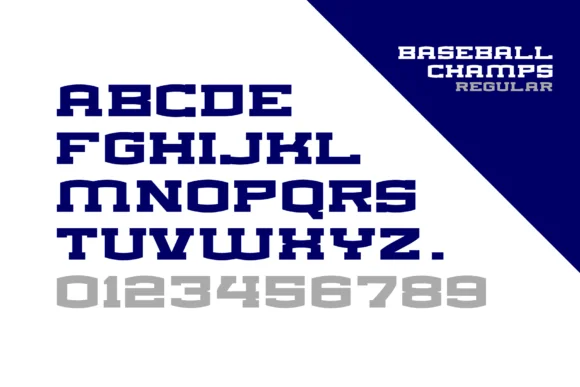Baseball Champs by Alphabet Agency — Slab Serif Font — thumbnail 2