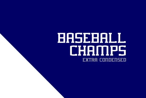 Baseball Champs by Alphabet Agency — Slab Serif Font — thumbnail 6