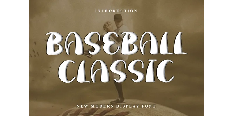 Baseball Classic Font by PiPi Creative by PiPi Creative — Display Font
