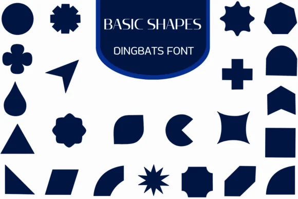 Basic Shapes by Heartcraft Atelier — Dingbats Font