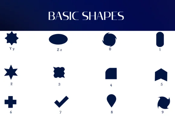 Basic Shapes by Heartcraft Atelier — Dingbats Font — thumbnail 4