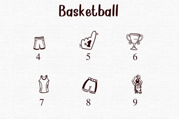 Basketball by Nongyao — Dingbats Font — thumbnail 4