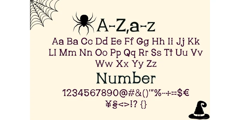 Bat Halloween Font by arnon.021993 by arnon.021993 — Display Font — thumbnail 5