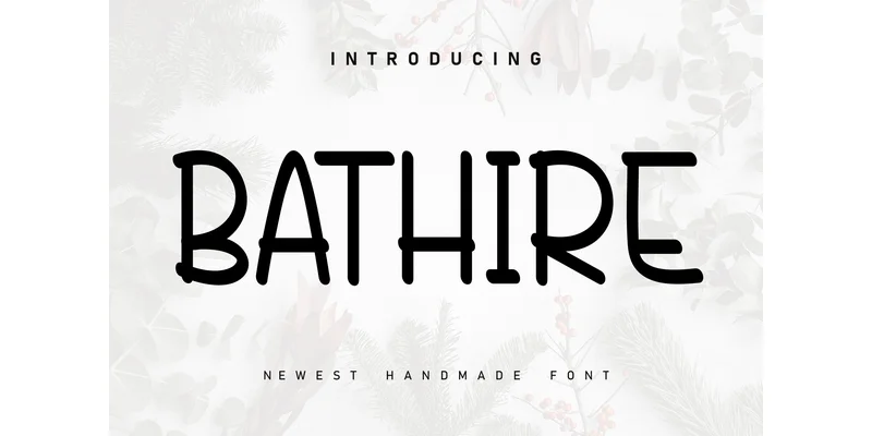 Bathire Font by KC Production by KC Production — Display Font