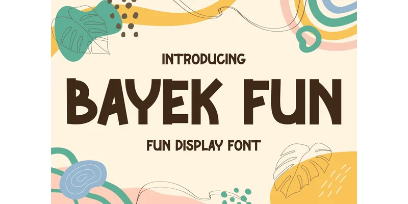 Bayek Fun Font by vandesignstd by vandesignstd — Display Font