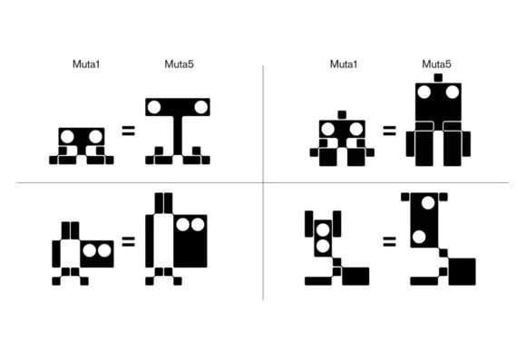 BD MicronRobots by Büro Destruct — Dingbats Font
