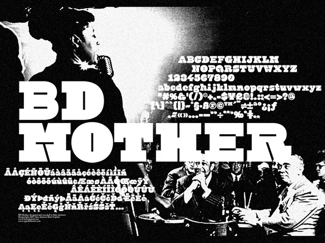 BD Mother by Büro Destruct — Slab Serif Font — thumbnail 6