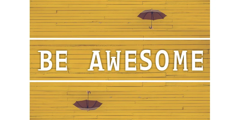 Be Awesome Font by mhd.usman00 by mhd.usman00 — Display Font