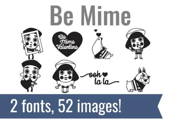 Be Mime Dingbats by Illustration Ink — Dingbats Font