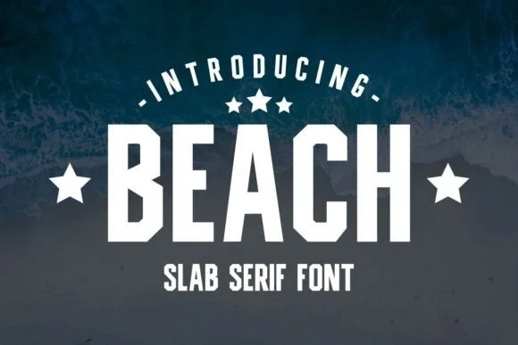 Beach by Mahesa Design — Slab Serif Font