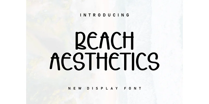 Beach Aesthetics Font by KC Production by KC Production — Display Font