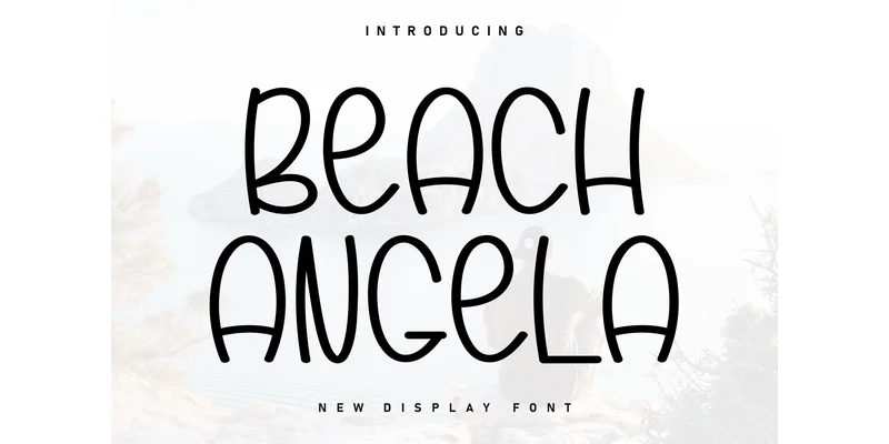 Beach Angela Font by KC Production by KC Production — Display Font