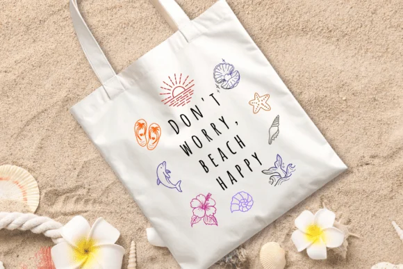 Beach Club Doodle by Pui Art — Dingbats Font — thumbnail 3
