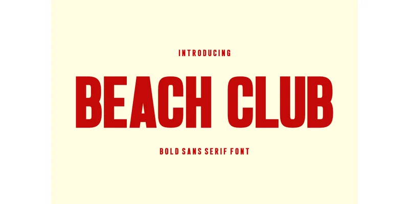 Beach Club Font by CraftedType Studio — Sans Serif Font