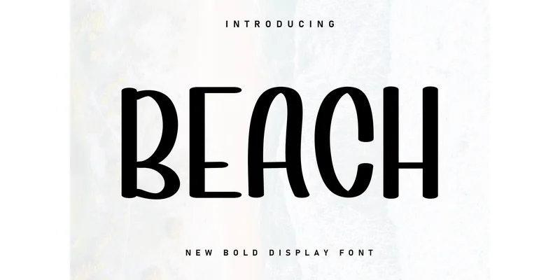 Beach Font by Berkah Shop by Berkah Shop — Display Font