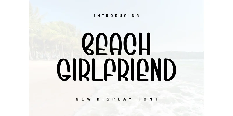 Beach Girlfriend Font by KC Production by KC Production — Display Font
